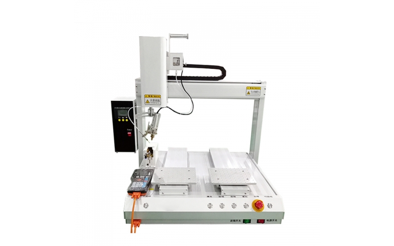 米恩HXJ5331R五轴双平台带旋转自动焊锡机