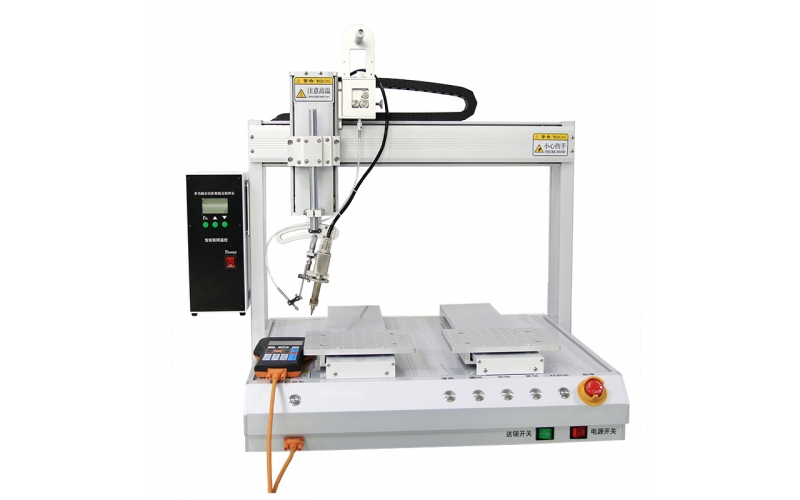 米恩HXJ5331四轴双平台自动焊锡机